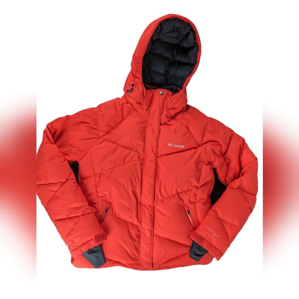 Columbia Omni Heat Down Insulated Nylon Ski Snowboard Jacket - Women's Size XL